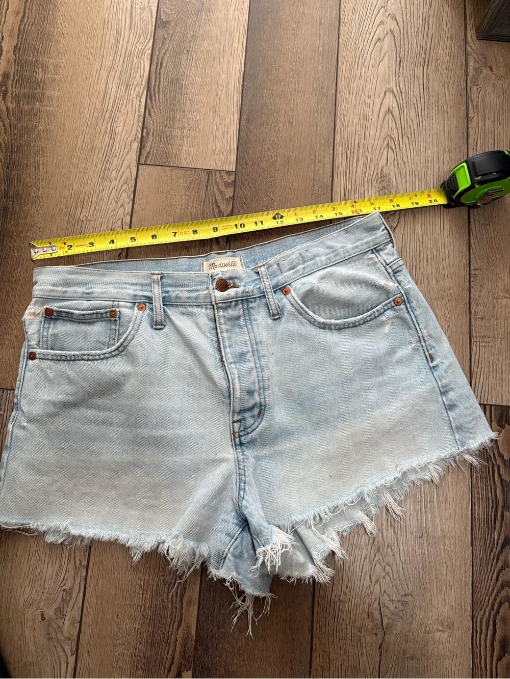 Madewell Relaxed Denim Shorts Cedarcroft Wash Size 29 Mid Rise